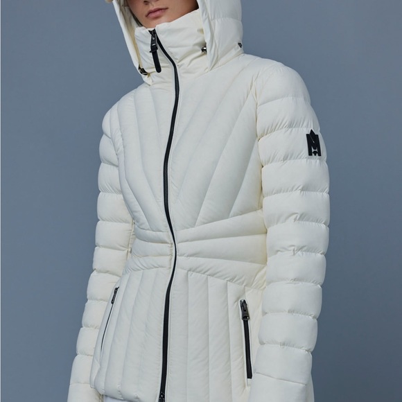 Mackage ALISSA Agile-360 stretch light down coat Cream - Picture 5 of 6